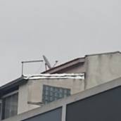 Antena parabólica banda Ku com LNBF duplo no Silveira