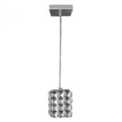 PENDENTE QUADRADO DE CRISTAL K9 8CM REF:1188