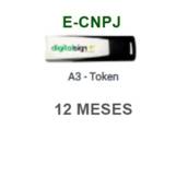 E-CNPJ | A3 TOKEN - 12 MESES