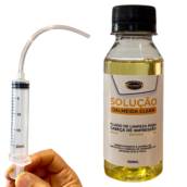 KIT SOLUÇÃO DE LIMPEZA DALMEIDA CLEAN PARA CARTUCHOS E CABEÇAS DE IMPRESSÃO EPSON HP BROTHER E OUTRAS 100ML + SERINGA COM PONTA