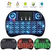 Mini teclado sem fio com touchpad mouse