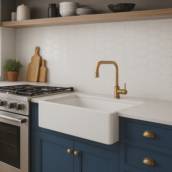 Cuba Lablanco Cozinha Porcelana Branca Farm House (761x457x254mm)