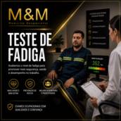 TESTE DE FADIGA  em Itatinga, SP por M&M Medicina Ocupacional