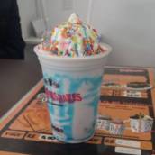 Milk shake de unicórnio