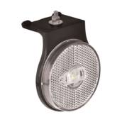 LANTERNA LATERAL LED CRISTAL BIVOLT C/CONECTOR E HASTE (66MM)