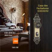 Fechadura Clonial Stam Chave Simples ou Yale