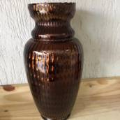 Vaso Vidro Marrom