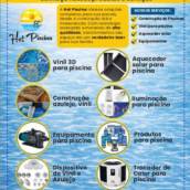 Vinil de piscina, aquecedor de piscina, motobomba de piscina, produtos quimicos