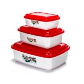 Conjunto Pote 3 Peças Ercaplast
