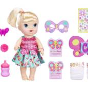 Baby Alive Borboletinha Loira