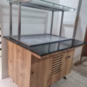 Buffet Self Service refrigerado para 3 ou 6 cubas