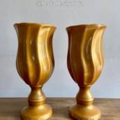 Vasos Dourados Decorativos para Festas em Niterói, RJ