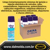  Limpa Contato Elétrico 300ml Ultra Lub  ignição e injeção eletrônica de veículos, reles, computadores, impressoras, potenciômetros, cabeçotes magnéticos, máquinas elétricas e eletrônicas, equipamentos industriais, disjuntores e chaves elétricas.
