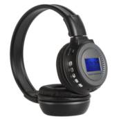 Fone de Ouvido Bluetooth Sem Fio com Visor FM e Cartao de Memoria BQ-N65