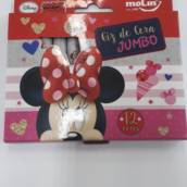 Giz de cera com 12 cores jumbo