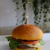 Lanche de Hambúrguer artesanal