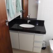 BANHEIRO EM GRANITO PRETO SÃO GABRIEL