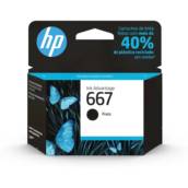 Cartucho HP 667 Preto Original (3YM79AB) Para HP DeskJet Ink Advantage 2376, 2776, 6476, HP - CX 1 UN