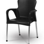 POLTRONA NIQUEL PRETO