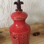 Vaso Cerâmica Vermelho