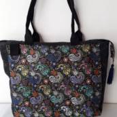 Bolsa em patchwork 