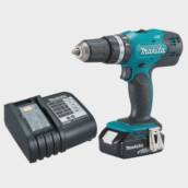 FURADEIRA / PARAFUSADEIRA DE IMPACTO A BATERIA 18V 1.5Ah - DHP453X10 - MAKITA em Birigui, SP por Casa dos Parafusos - Saudades