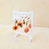 Mini cabideiro para brincos em Acrílico