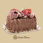Bolo sabor choc rosa