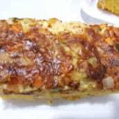 Torta Salgada de Milho com Legumes