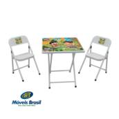 Mesa Infantil Metalmix Sapeca Branca