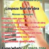 Limpeza pós obra 