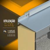 Utilização de rufos em muros 