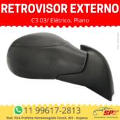 Retrovisor Externo C3 03/ Elétrico Plano