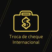 Troca de cheque internacional