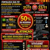 Excursão para Aparecida do Norte com saída de Leme, SP