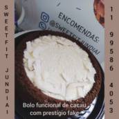 Bolo funcional de prestigio fake