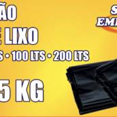 Saco de lixo de alta capacidade para festas e eventos