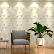 Decore sua casa com as Placas 3d Auto Adesiva Papier 50x50cm Poliestireno (PVC)
