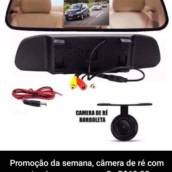 Promoção Câmera de ré com retrovisor 