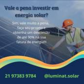 vale muito a pena investir em energia solar  em Teresópolis, RJ por Luminat Solar