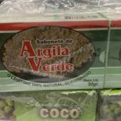 Sabonete de coco e argila verde 
