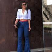 Calça bebela jeans flare daiane