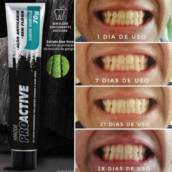 HINODE PROACTIVE GEL DENTAL CARVÃO ATIVADO