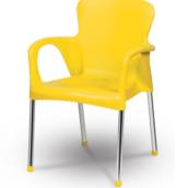 POLTRONA NIQUEL AMARELO 388-0