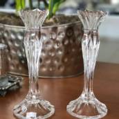  Castiçal em Cristal 