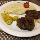 Filé Grelhado com Risoto Brie