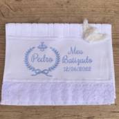 Toalha de lavabo para Batizado.