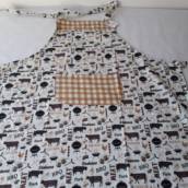 Avental em patchwork 
