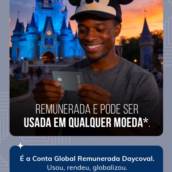 A melhor conta global do mercado, com o menor IOF do mercado 1,1% e que rende em moeda estrangeira. 