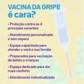 A vacina da gripe é cara?